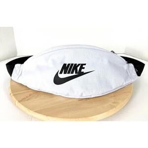 Nike Heritage Waist Sling Pack Sky Blue Black Gold Interior